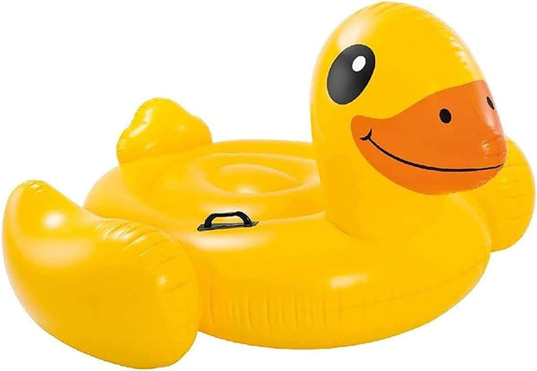 Colchoneta hinchable Intex pato amarillo rider