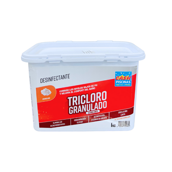Cloro lento granulado CP 1kg - Tricloro