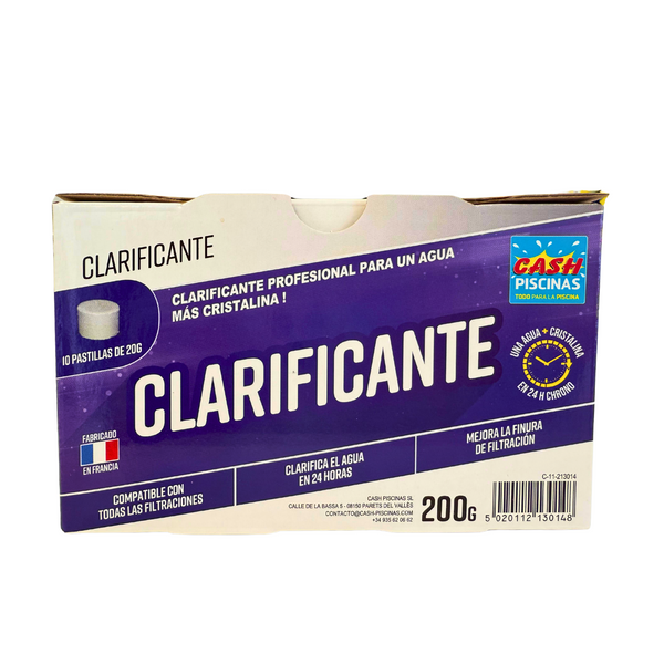 Clarificante Cash Piscinas (10 x 20 g)