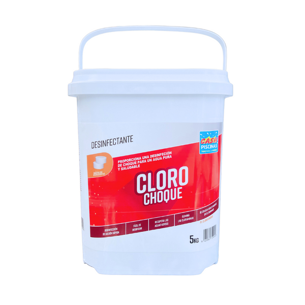 Cloro de choque CP 5kg en pastillas 20g