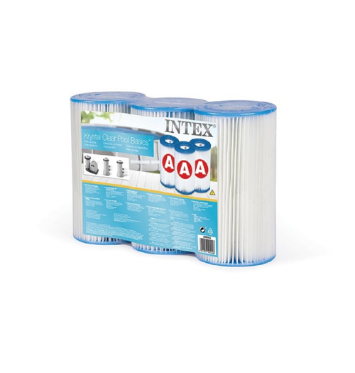 Cartucho de filtro Intex tipo A (3u)