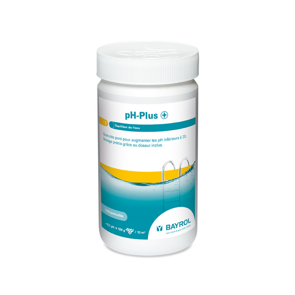 Incrementador de ph piscina Bayrol granulado 1kg