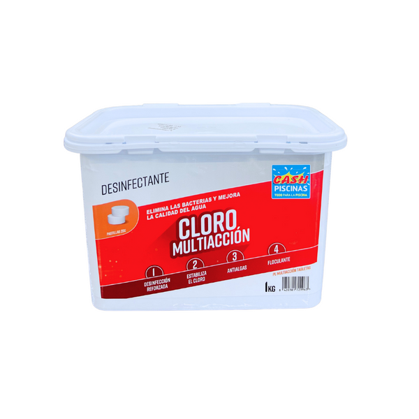 Cloro multiaccion CP 1kg en pastillas 20g