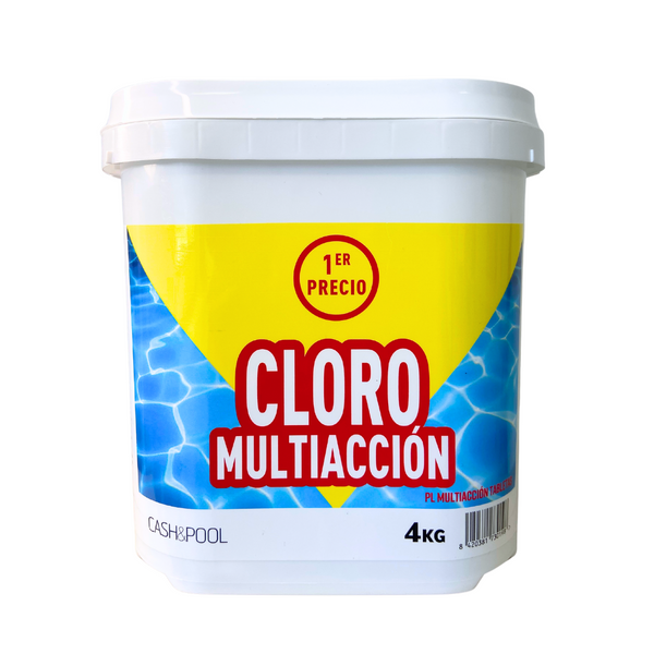 Cloro multiacción C&P 4kg en pastillas 250g
