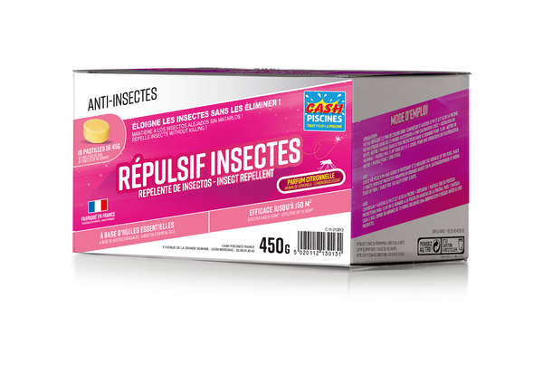 Pastillas repelentes anti-insectos para piscinas 10 x 40 g