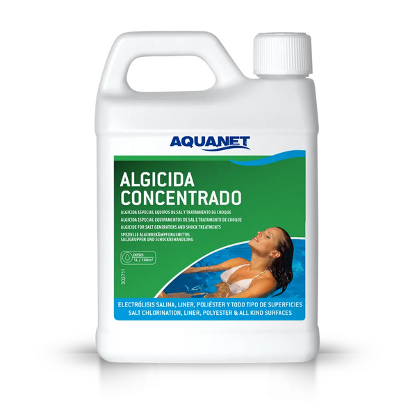 Algicida concentrado de piscina Aquanet 1l