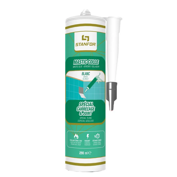 Masilla para piscina blanca especial gresite + junta 290ml