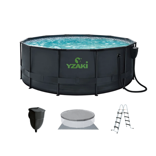 Piscina tubular Yzaki redonda ø366x122 cm (sin depuradora)
